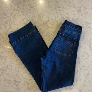 GAP 70’s flare high rise denim jeans